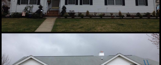 Residential Soft Washing (Before and After)